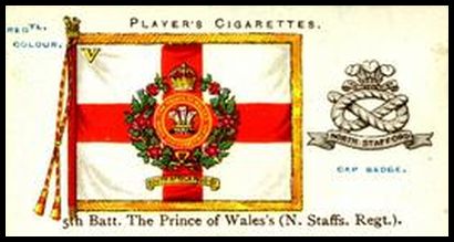 18 5th Battalion.  The Prince of Wales's (N. Staffs. Regt.)